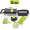 Vegetable Chopper Multifunctional Grater Cutter Kitchen Accessories Manual Fruit Slicer Potatos Shredders Cheese Onions Slicers - Imagen 17