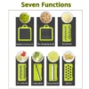 Vegetable Chopper Multifunctional Grater Cutter Kitchen Accessories Manual Fruit Slicer Potatos Shredders Cheese Onions Slicers - Imagen 16