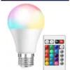 16 Colors RGB Bulb LED Multicolor Bulb E27 220V Household Lighting Dimmable 24 Key Remote Control Smart Lamp Atmosphere Light - Imagen 12
