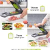 Vegetable Chopper Multifunctional Grater Cutter Kitchen Accessories Manual Fruit Slicer Potatos Shredders Cheese Onions Slicers - Imagen 18