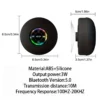 Portable Wireless Bluetooth Speaker LED IPX4 Waterproof Loudspeaker Outdoor Bathroom Large Suction Cup Mini Stereo Sound Box - Imagen 6