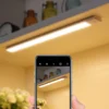LED Cabinet Light USB Type-C Rechargeable Motion Sensor Led Lamp for Kitchen Wardrobe Cabinet Lighting 20cm/30cm/40cm/50cm/60cm - Imagen 23