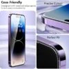 Tempered Glass for iPhone 14 Pro 15 16 13 12 11 pro max screen protector for iphone 15 pro mica for iphone 13 14 pro glass film - Imagen 8