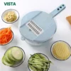 Vegetable Chopper Multifunctional Grater Cutter Kitchen Accessories Manual Fruit Slicer Potatos Shredders Cheese Onions Slicers - Imagen 11