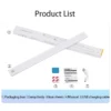 LED Cabinet Light USB Type-C Rechargeable Motion Sensor Led Lamp for Kitchen Wardrobe Cabinet Lighting 20cm/30cm/40cm/50cm/60cm - Imagen 27
