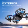 V8 New Mini Drone 4k profession HD 1080P Wide Angle Camera WiFi FPV RC Dron Height Keep Drones Helicopter Kids Toys 4DRC - Imagen 22