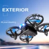V8 New Mini Drone 4k profession HD 1080P Wide Angle Camera WiFi FPV RC Dron Height Keep Drones Helicopter Kids Toys 4DRC - Imagen 2