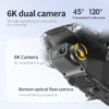 2023 New V28 Pro Drone 4K Professional Wifi FPV 8K HD Camera Brushless Foldable Quadcopter Dron Toys RC Distance 1000M - Imagen 2