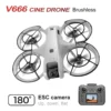 Drone 4K professional aerial photography 8k dual camera intelligent obstacle avoidance brushless quadcopter remote control toy - Imagen 2