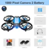 V8 New Mini Drone 4k profession HD 1080P Wide Angle Camera WiFi FPV RC Dron Height Keep Drones Helicopter Kids Toys 4DRC - Imagen 9