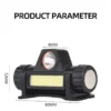 Rechargeable COB LED USB Headlamp Strong Magnetic Powerful Headlight Super Bright Waterproof Head Torch For Outdoor Fishing - Imagen 15