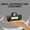 Rechargeable COB LED USB Headlamp Strong Magnetic Powerful Headlight Super Bright Waterproof Head Torch For Outdoor Fishing - Imagen 5