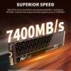 Netac SSD 1tb 2tb SSD NVMe M2 4tb 512gb PCIe 4.0 x4 M.2 2280 Disk Internal Solid State Drives NVME SSD for PS5 Laptop NV7000t - Imagen 9